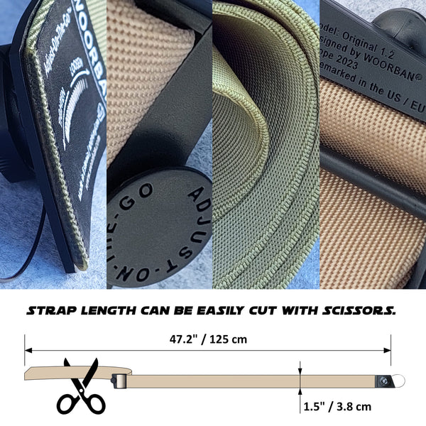 Adjust-On-The-Go Nylon Belt