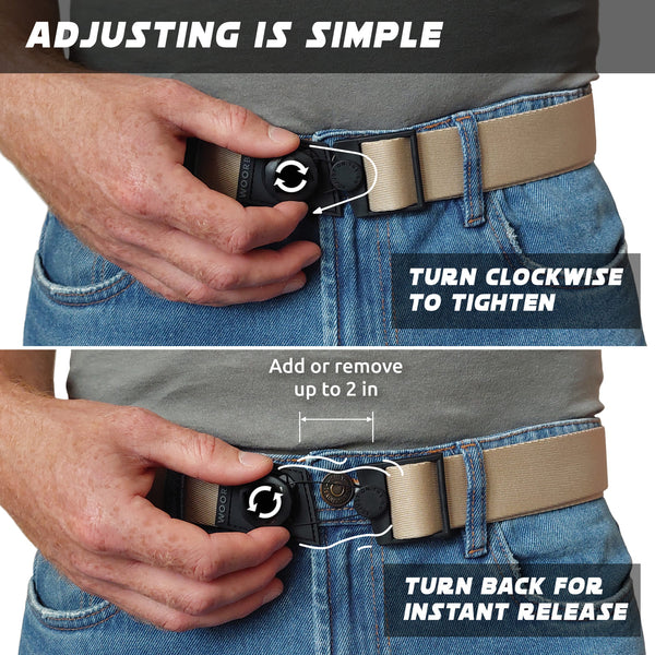 Adjust-On-The-Go Nylon Belt